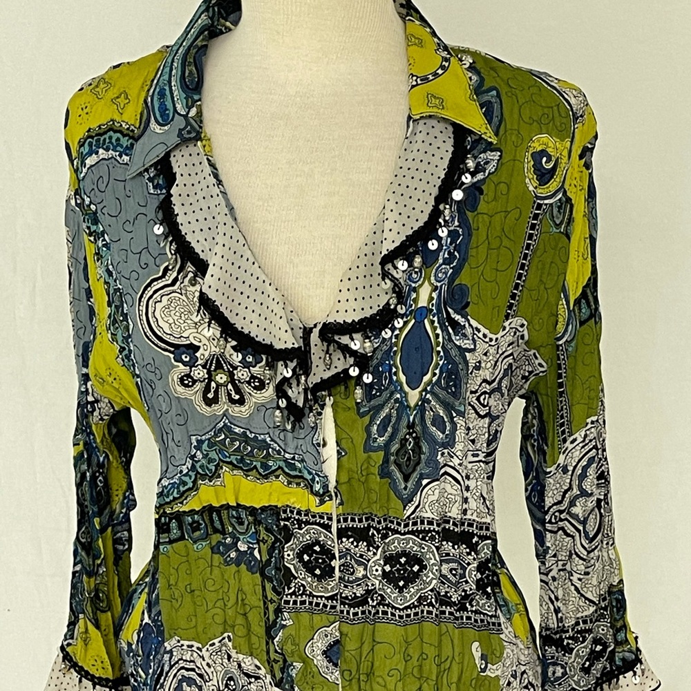 Dress Shirt. Multi colored